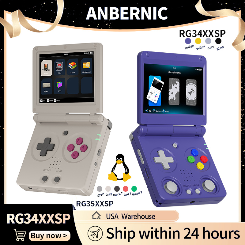Retro Gaming Kiosk - Anbernic RG34XXSP RG35XXSP Console di gioco