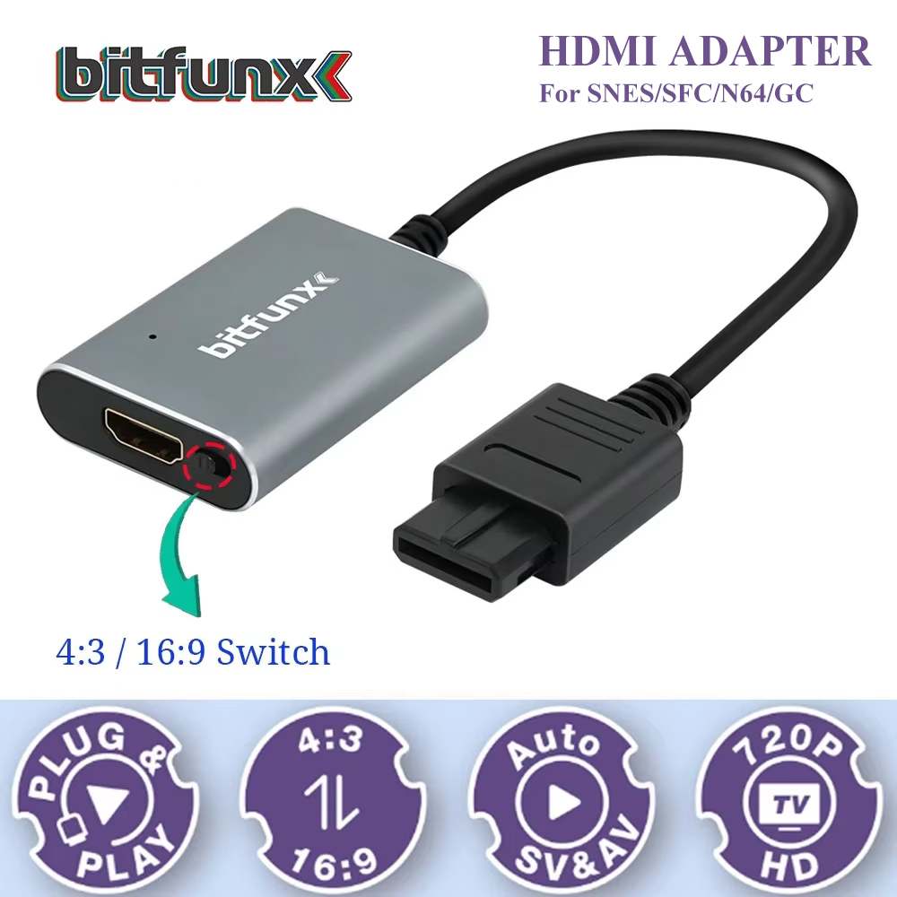 Bitfunx 720P Adattatore Svideo - Retro Gaming N64 recensione e prezzo