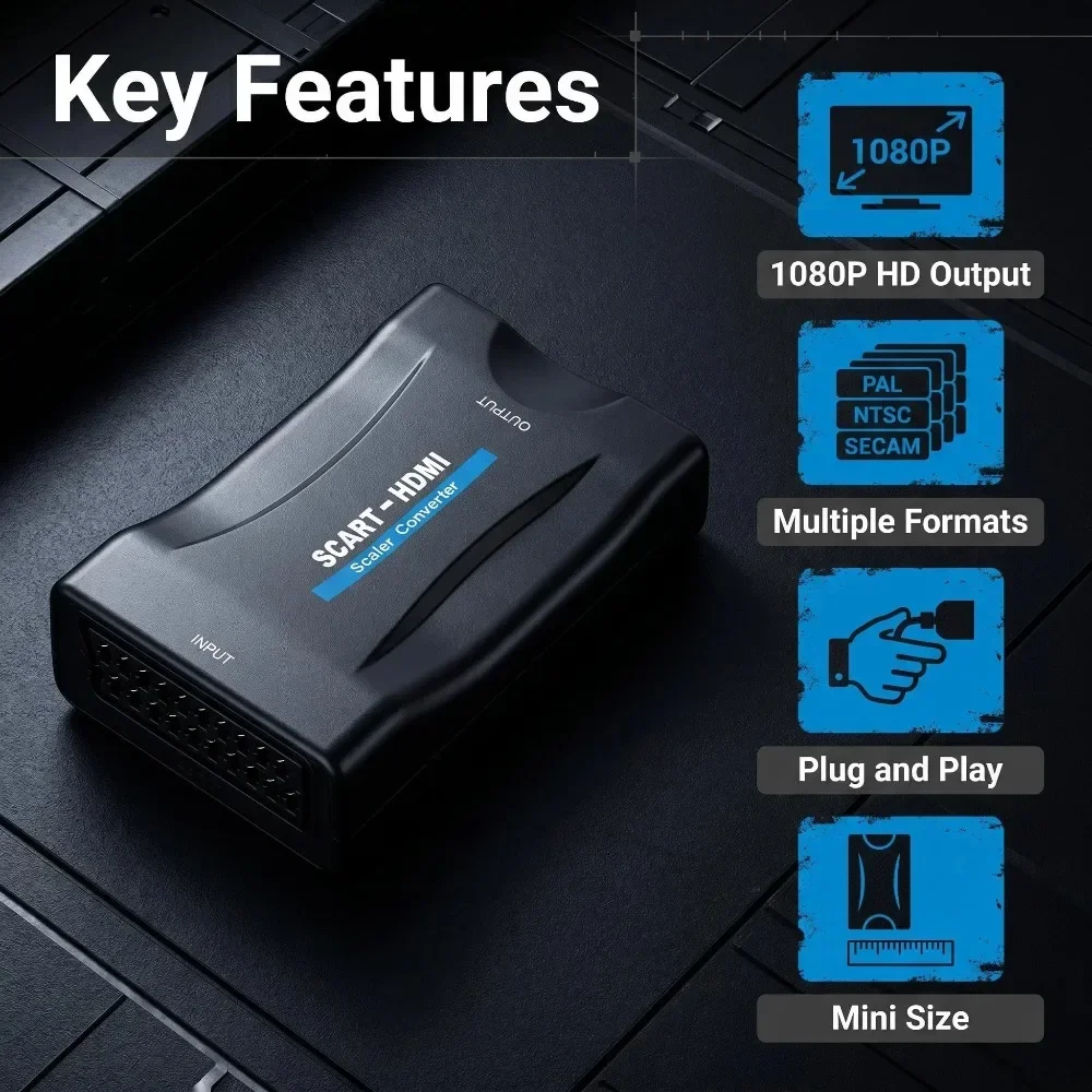 Adattatore convertitore da SCA - Scart To Hdmi recensione e prezzo
